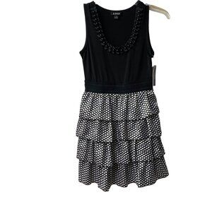 A BYER SLEEVELESS‎ TIERED JUNIOR DRESS SM NWT